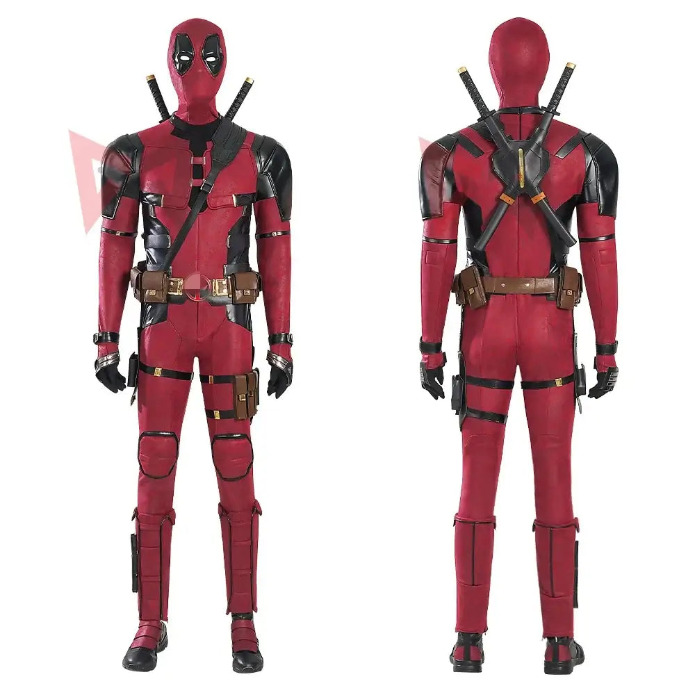 New Deadpooling 3 Cosplay Cosutme Wade Winston Wilson Jumpsuit Belt Cosplay Costume Movie Anti-hero Suit Halloween