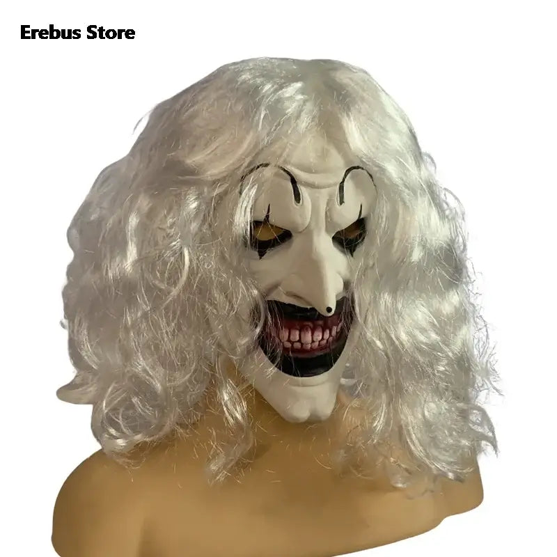 Adults Children Terrifier 2 Art The Clown Cosplay Costume Jumpsuit Hat Mask Outfits Halloween Carnival Suit Scary Movie Cosplay