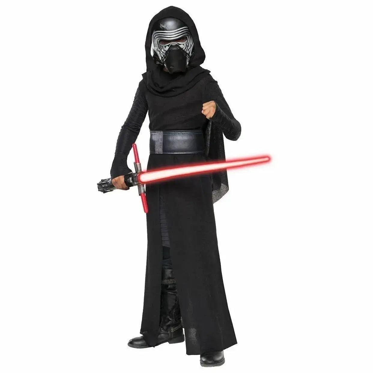 Deluxe Kylo Ren Classic Cosplay Clothing Kids 4-10years Halloween Movie Costume 4PCS set