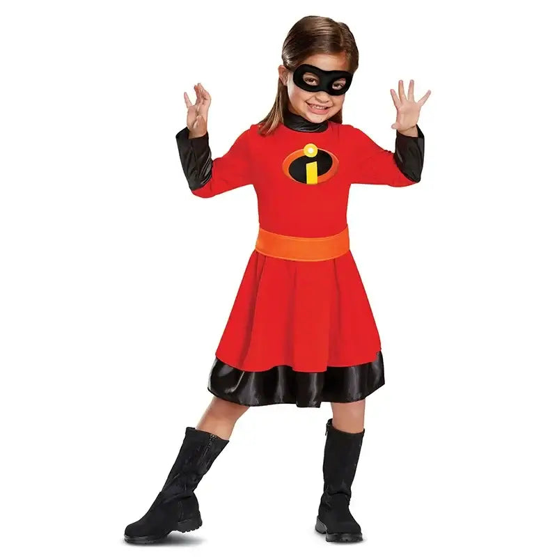 Violet Dash Kids Cosplay Jumpsuit Adult Superhero Family Costume For Halloween Carnival Baby Jack Jack Costume