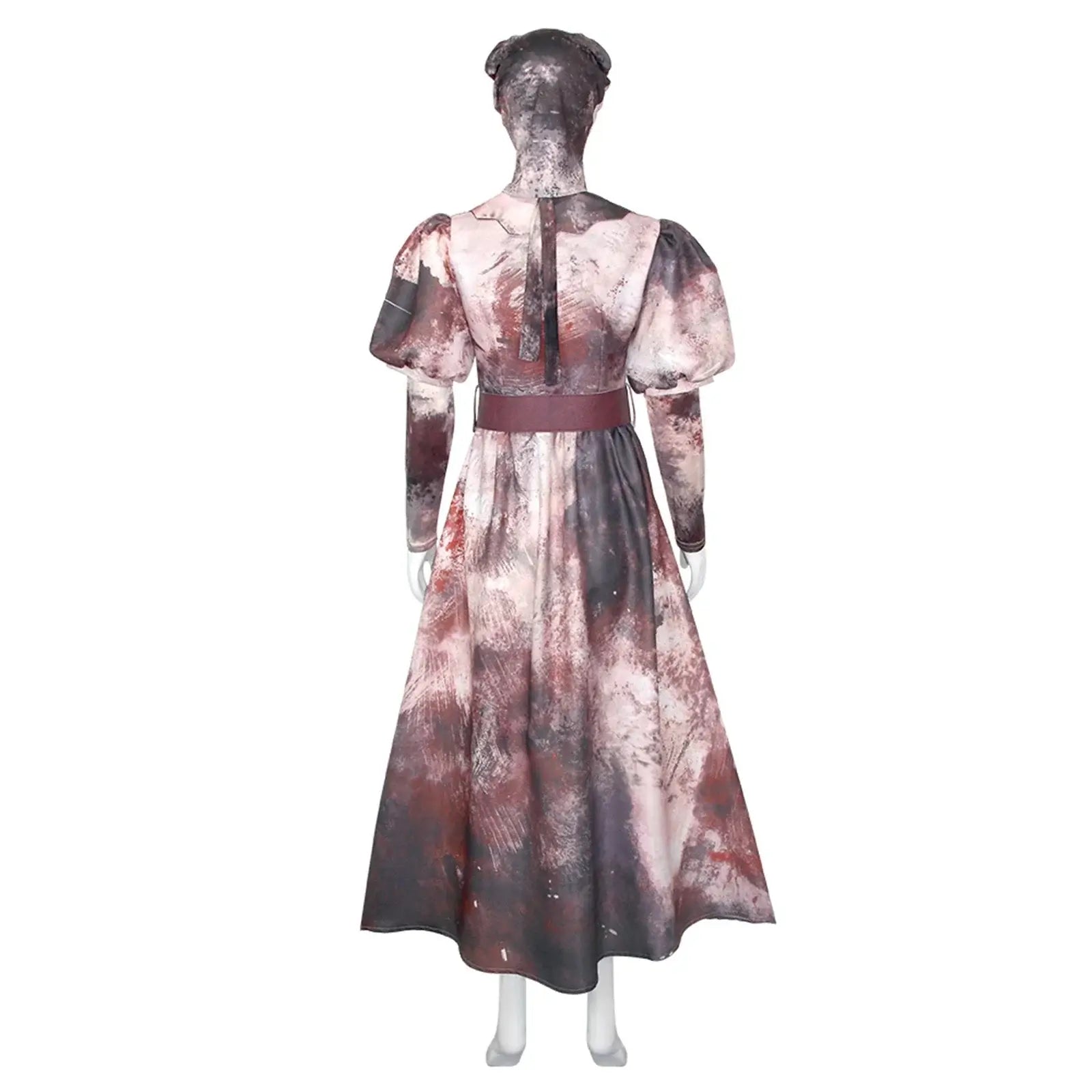 Game Dead Zombie Daylight Fancy Dress Scary Nurse Killer Outfit with Mask Halloween Costume Women Sally Smithson Fancy Dress Up