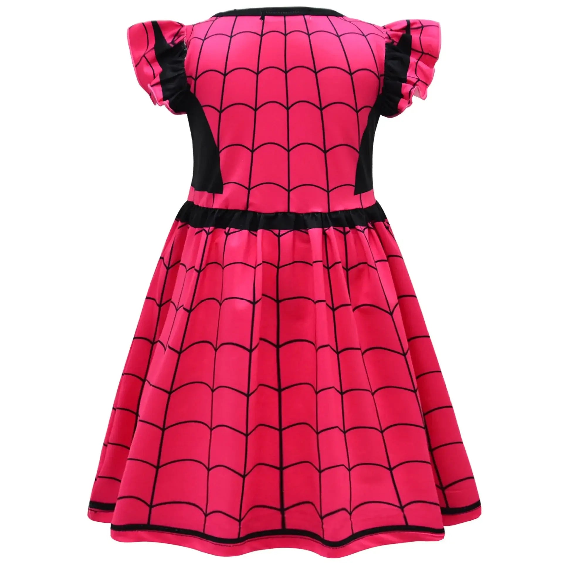 2024 New Spiderman Halloween Cosplay Girls Dress Children Cute Costumes Party Spiderman Kids Clothes