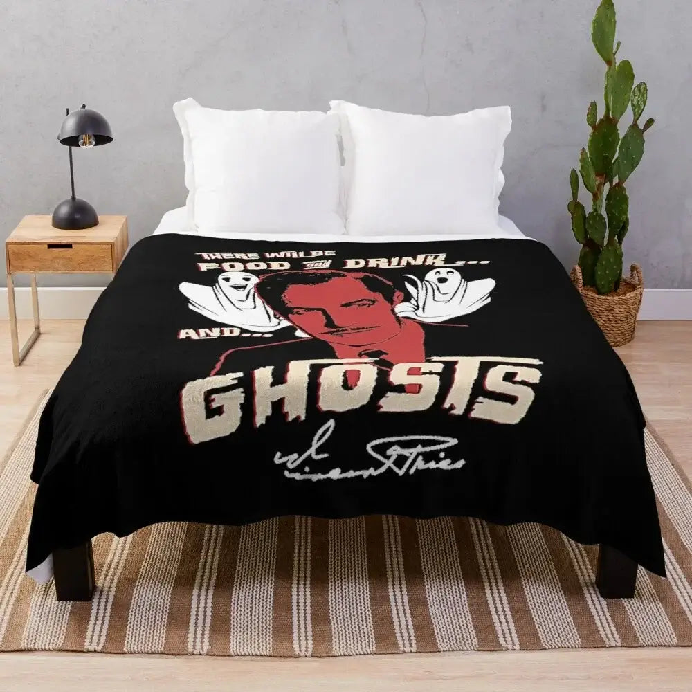 House on Haunted Hill T-Shirt Throw Blanket Travel Bed covers Blankets