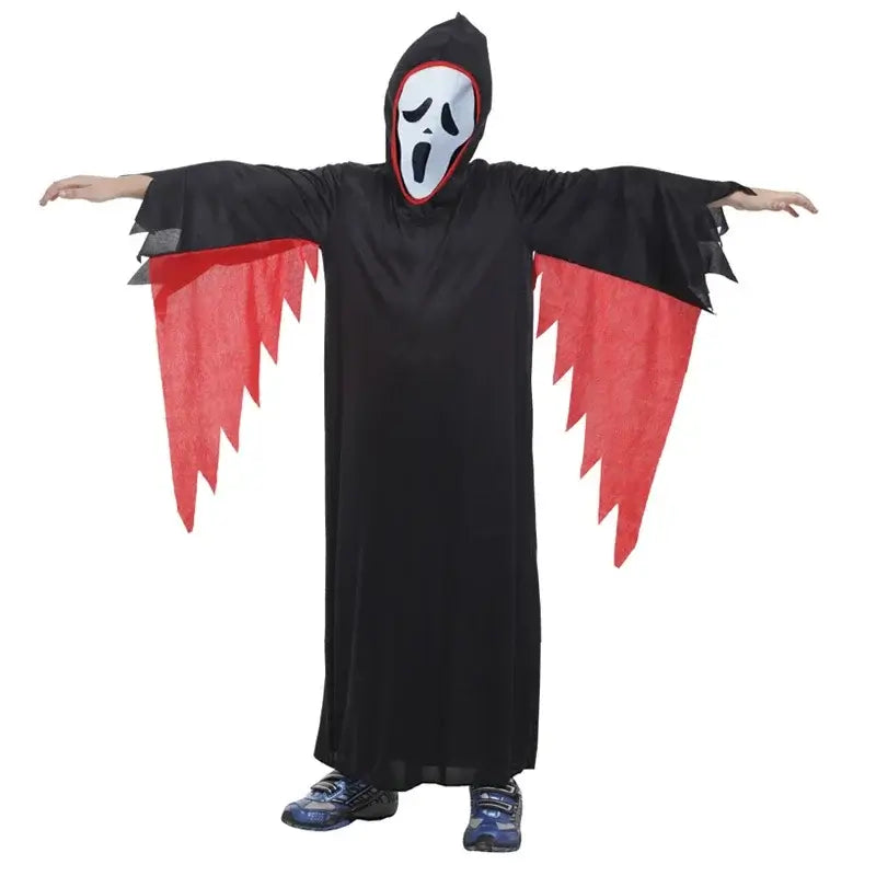 Kids Child Scary Gothic Boys Vampire Dracula Costumes Halloween Carnival Role Play Horrible Party Dress Up