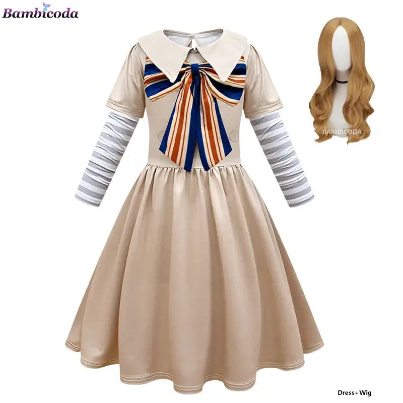 MEGAN Cosplay Dress for Kids Girls Women AI Doll Robots Megan Dresses Uniform Two Thousand and Twenty-three Halloween Costumes